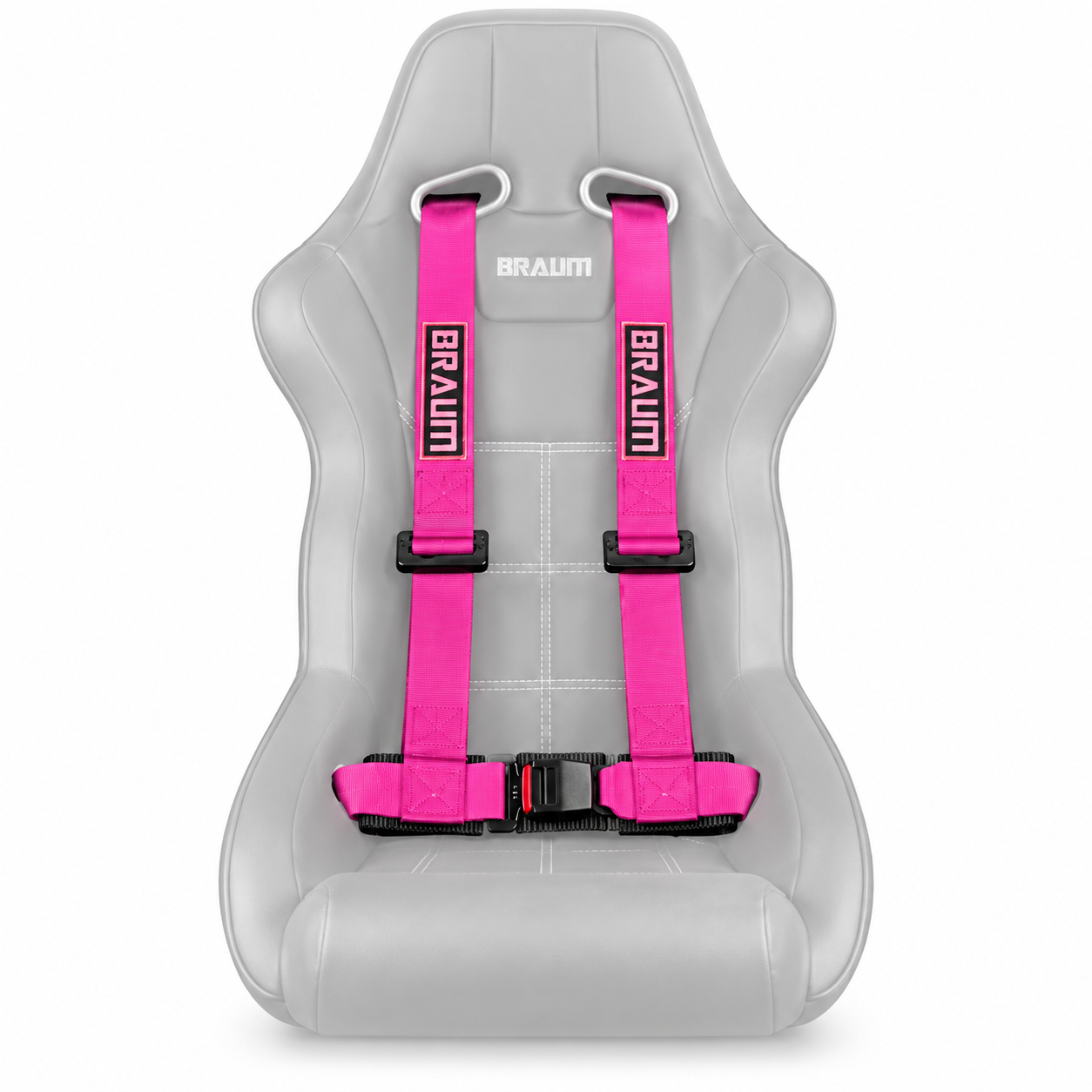 Braum Pink 4-Pt Racing Harness with 2